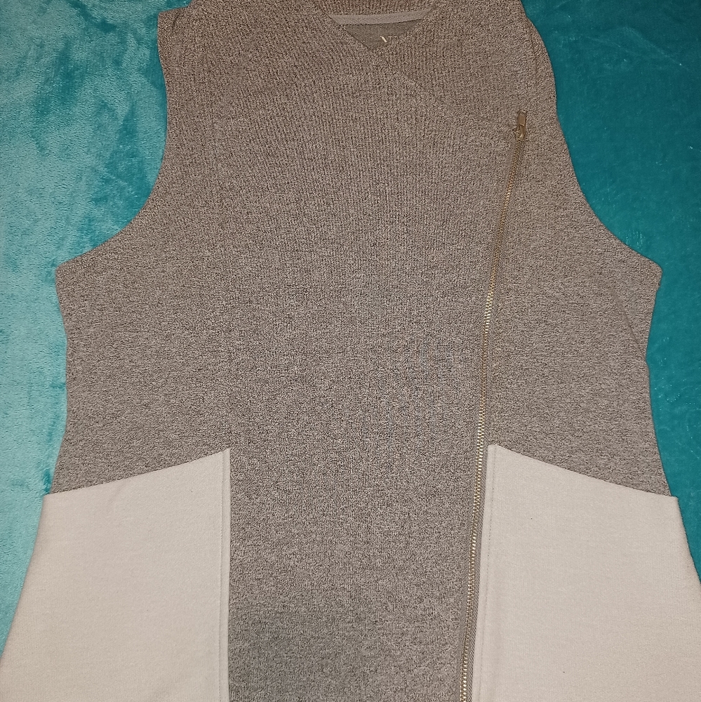 New York & Company Gray Vest